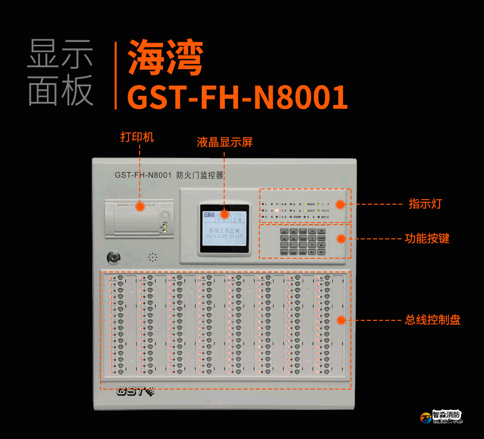 GST-FH-N8001防火門監(jiān)控器產(chǎn)品細節(jié)照片