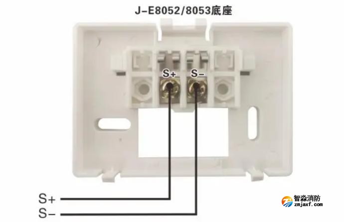 J-EI8052火災(zāi)顯示盤(pán)接線圖