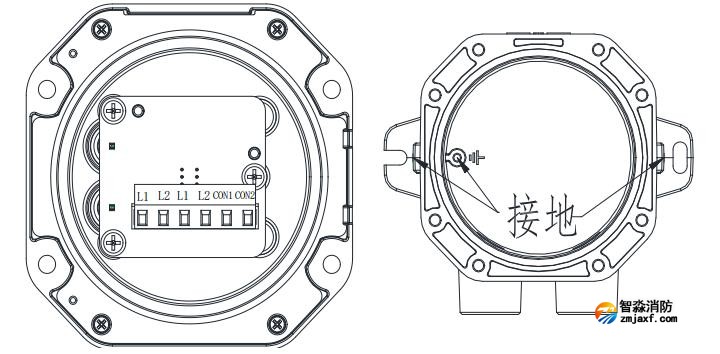 J-SAP-M-A62G-Ex隔爆型手動(dòng)火災(zāi)報(bào)警按鈕接線端子說(shuō)明