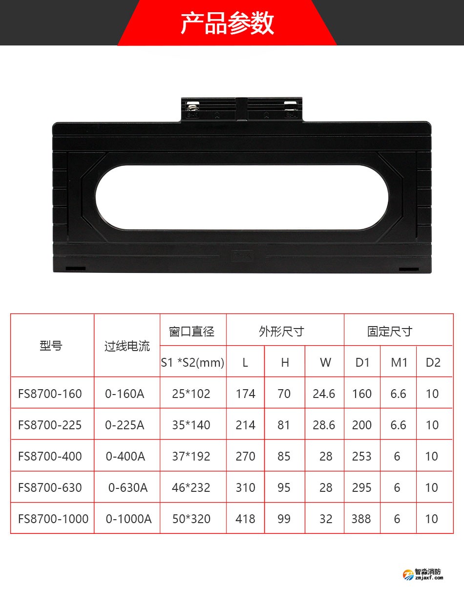 FS8700系列剩余電流傳感器