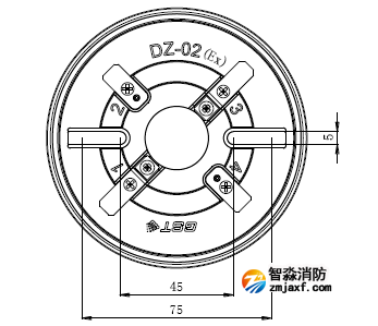 JTF-GOM-GSTN9813(Ex)探測(cè)器底座