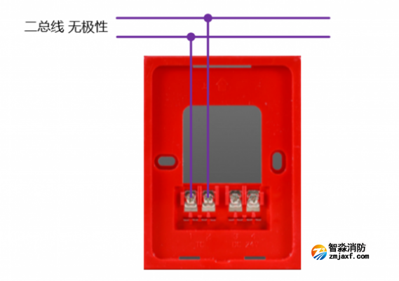 LD1102EN火災(zāi)聲光警報(bào)器接線圖