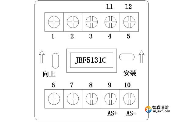 JBF5131C輸入模塊接線端子圖