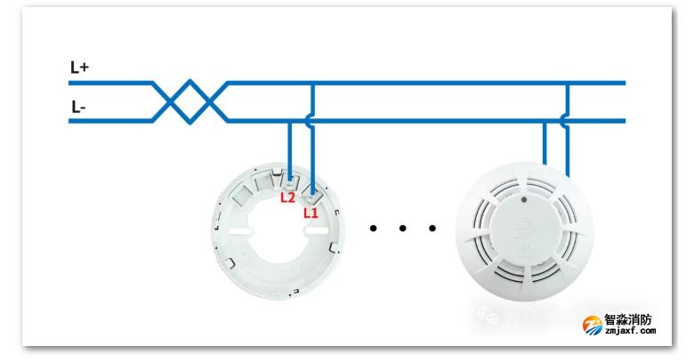 JTF-GOM-JBF5000C點(diǎn)型復(fù)合式感煙感溫火災(zāi)探測(cè)器接線圖