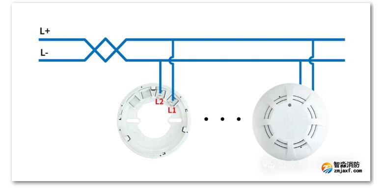 JBF5102點(diǎn)型家用感煙火災(zāi)探測(cè)器接線圖