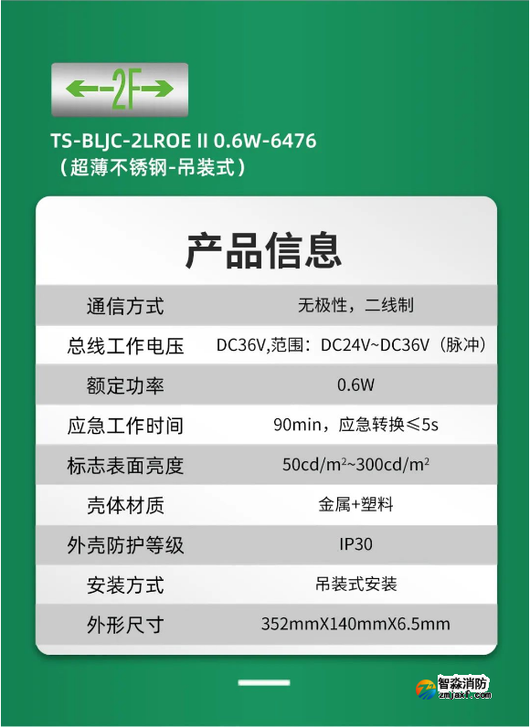 泰和安消防應急燈產品信息