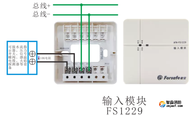 FS1229輸入模塊接線圖