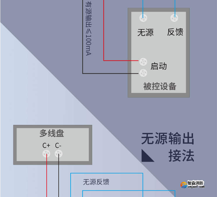 尼特二線制NT8252B手動(dòng)接口接線圖