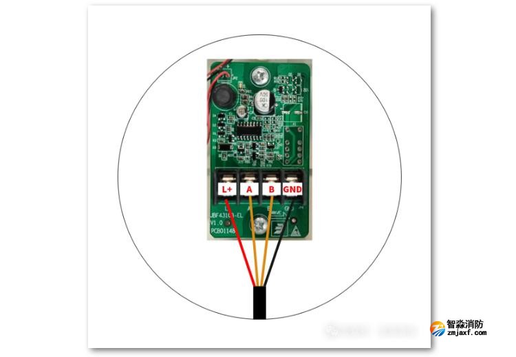 JTW-LCD-JBF4310-1纜式線型感溫火災探測器接線圖