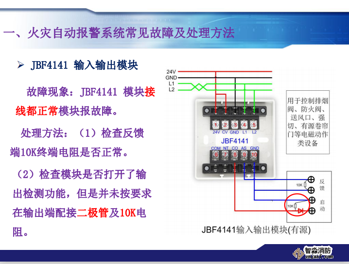 青鳥消防火災報警系統(tǒng)常見故障及處理方法